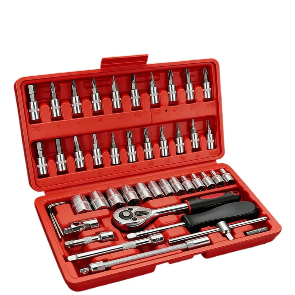 Elite Auto 46-Piece Car Repair Tool Kit | طقم أدوات صيانة السيارات